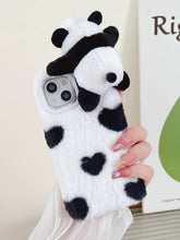 Panda Fur Case With Panda Doll
